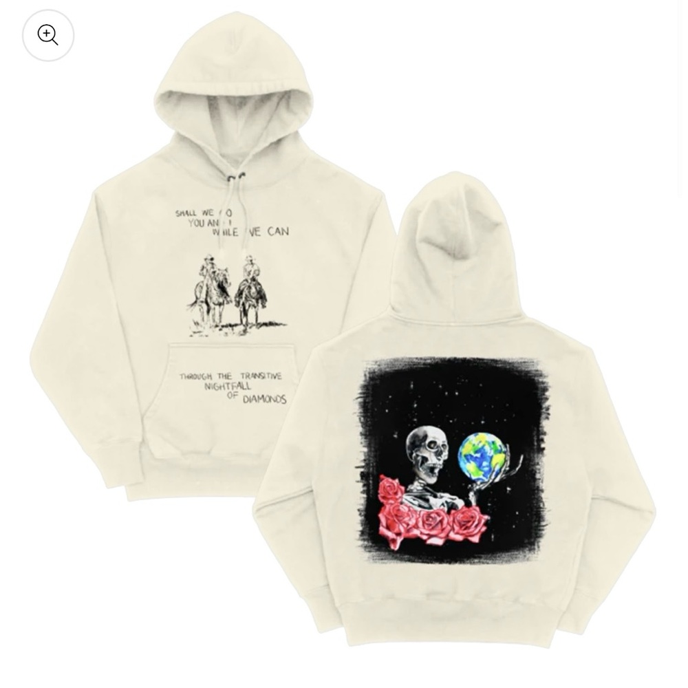 Grateful Dead Dark Star Lyric Graphic Hoodie